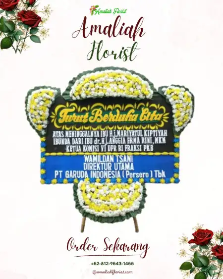 Papan Bunga Duka Setrojenar